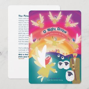 Carte de Noël Ô Nuit Divine