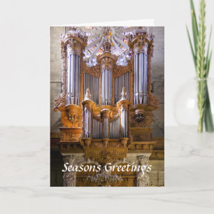 Carte de Noël orgue de la cathédrale de Béziers