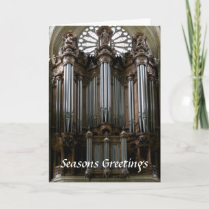 Carte de Noël orgue St Eustache