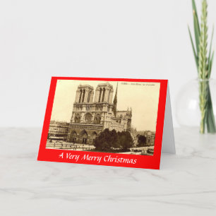 Carte de Noël - Paris, Notre-Dame