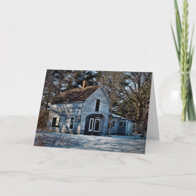 Carte de Noël "Passé Brisé" (Devant)