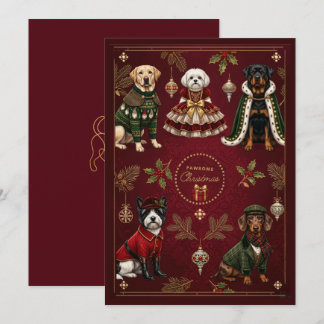 Carte de Noël Pawsome
