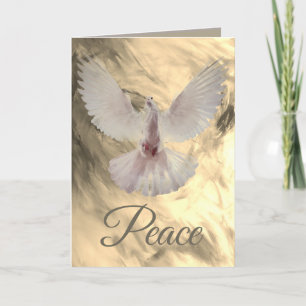 Carte de Noël Peace Dove par Leslie Clair Bures