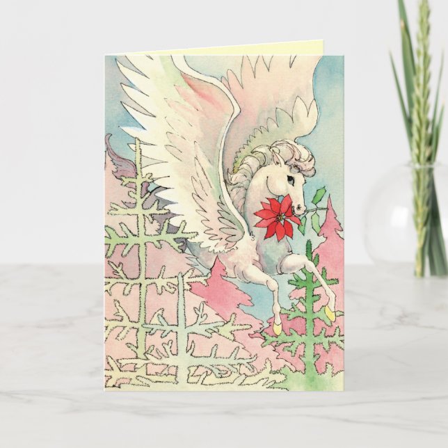 Carte de Noël Pegasus (Devant)