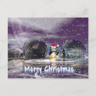 Carte de Noël Penguin