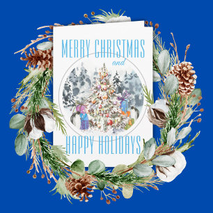 Carte de Noël Penguin 5"x7"