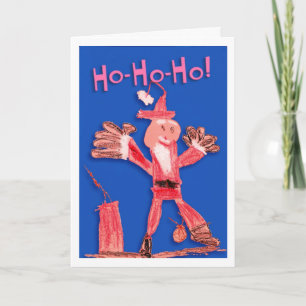 Carte de Noël père Noël