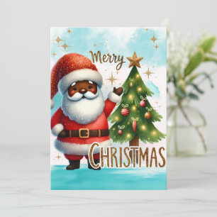 Carte de Noël Père Noël