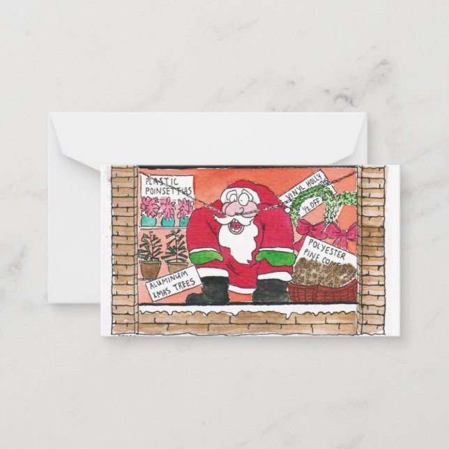 Carte de Noël père Noël 2020 ziggy drôle (Devant)