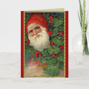 Carte de Noël Père Noël allemande