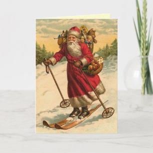 Carte de Noël Père Noël amusante