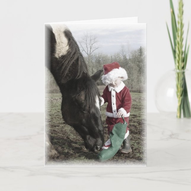 Carte de Noël "Père Noël and Cash" (Devant)
