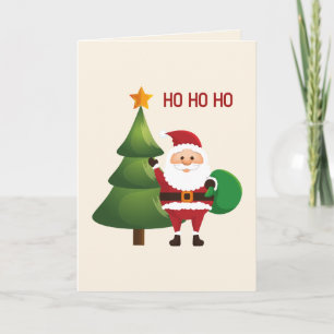 Carte de Noël - Père Noël Christmas Card