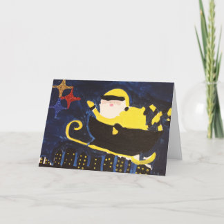 Carte de Noël Père Noël de Pittsburgh