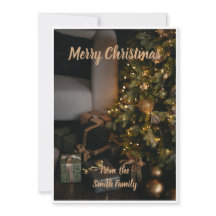 Carte de Noël personnalisée