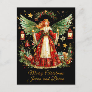 Carte de Noël personnalisée Ange de Noël