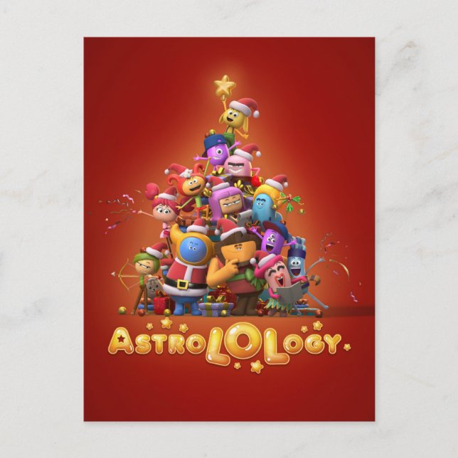 Carte de Noël personnalisée AstroLOLogy  (Devant)