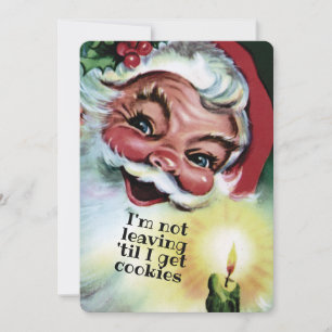 Carte de Noël personnalisée avec biscuits de Noël 