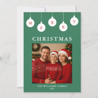 Carte de Noël personnalisée avec photo