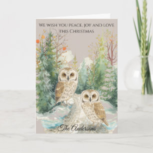 Carte de Noël personnalisée avec photo de famille 