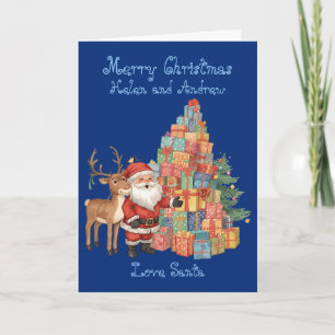Carte de Noël personnalisée et fantaisiste du Père