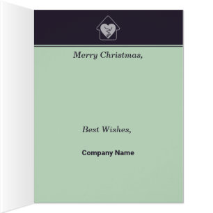 Carte de Noël personnalisée Purple Senior Care
