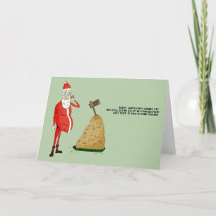 Carte de Noël "peu conventionnelle"