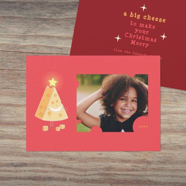 Carte de Noël photo Big Cheese (Créateur téléchargé)