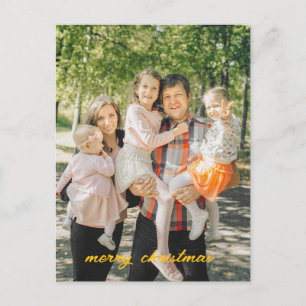 Carte de Noël photo personnalisée - Fêtes personna