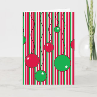 Carte de Noël : Pizazz moderne