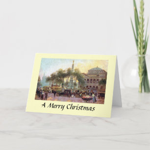 Carte de Noël - Place du Châtelet, Paris