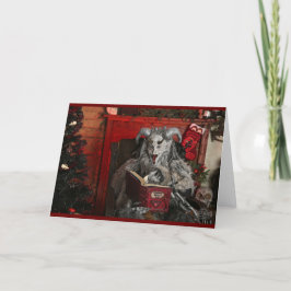 Carte de Noël pliée PNW Krampus