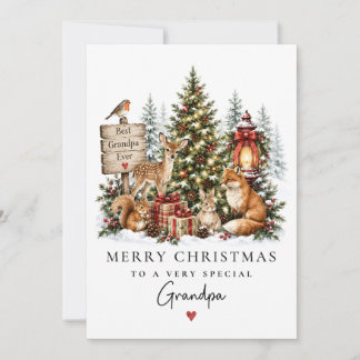 Carte de Noël pour arrière-grand-père | Noël de gr