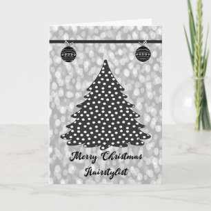 Carte de Noël pour coiffeur
