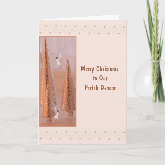 Carte de Noël pour Deacon Gold avec Angles (Devant)