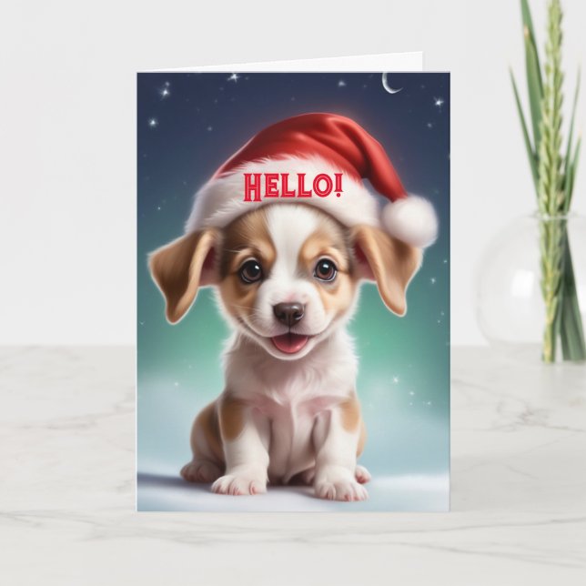 CARTE DE NOËL POUR ENFANTS PERSONNALISÉE (Devant)