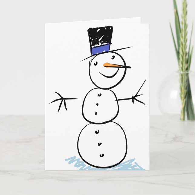 Carte de Noël pour les enfants pour qu'ils donnent (Devant)