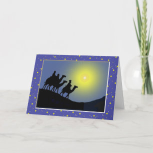 Carte de Noël pour les trois hommes