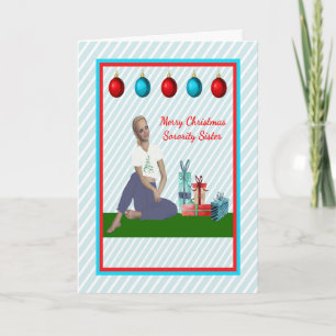 Carte de Noël pour Soeur sororité