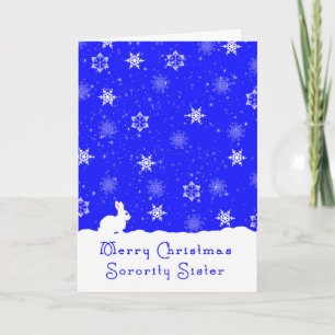 Carte de Noël pour Soeur sororité