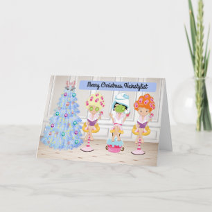 Carte de Noël pour votre liste de cheveux