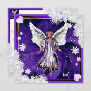 Carte de Noël Purple Soul