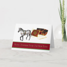 Carte de Noël que nous avons déplacé nouvelle adre