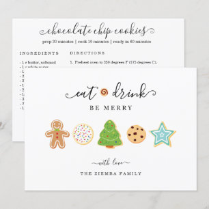 Carte de Noël Recette