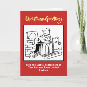 Carte de Noël Recyclage ou Recyclage des matières