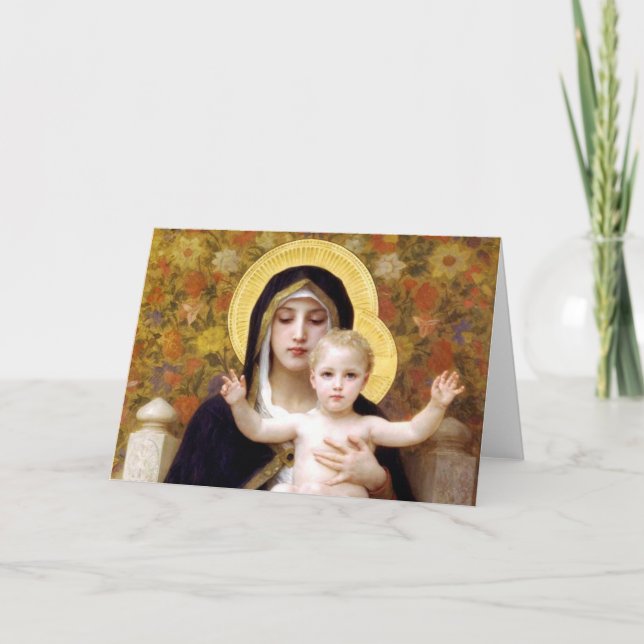 Carte de Noël religieuse (Devant)