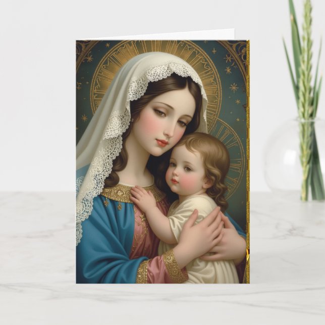 CARTE DE NOËL RELIGIEUSE (Devant)