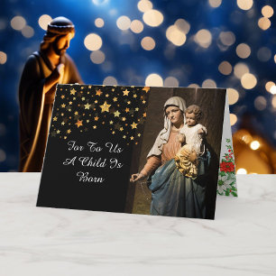 Carte de Noël religieuse Personnaliser la signatur