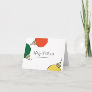 Carte de Noël rétro