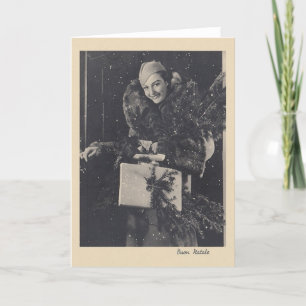 Carte de Noël Retro Italian Buon Natale